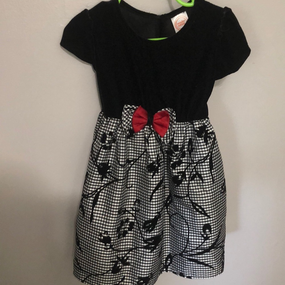 Special occasions black and white dress - Picture 2 of 4